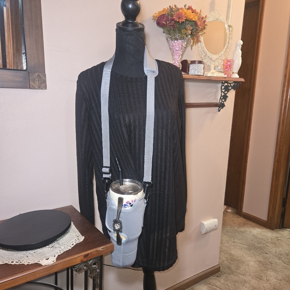 Drinkware Sling With Phone and Money Pouches